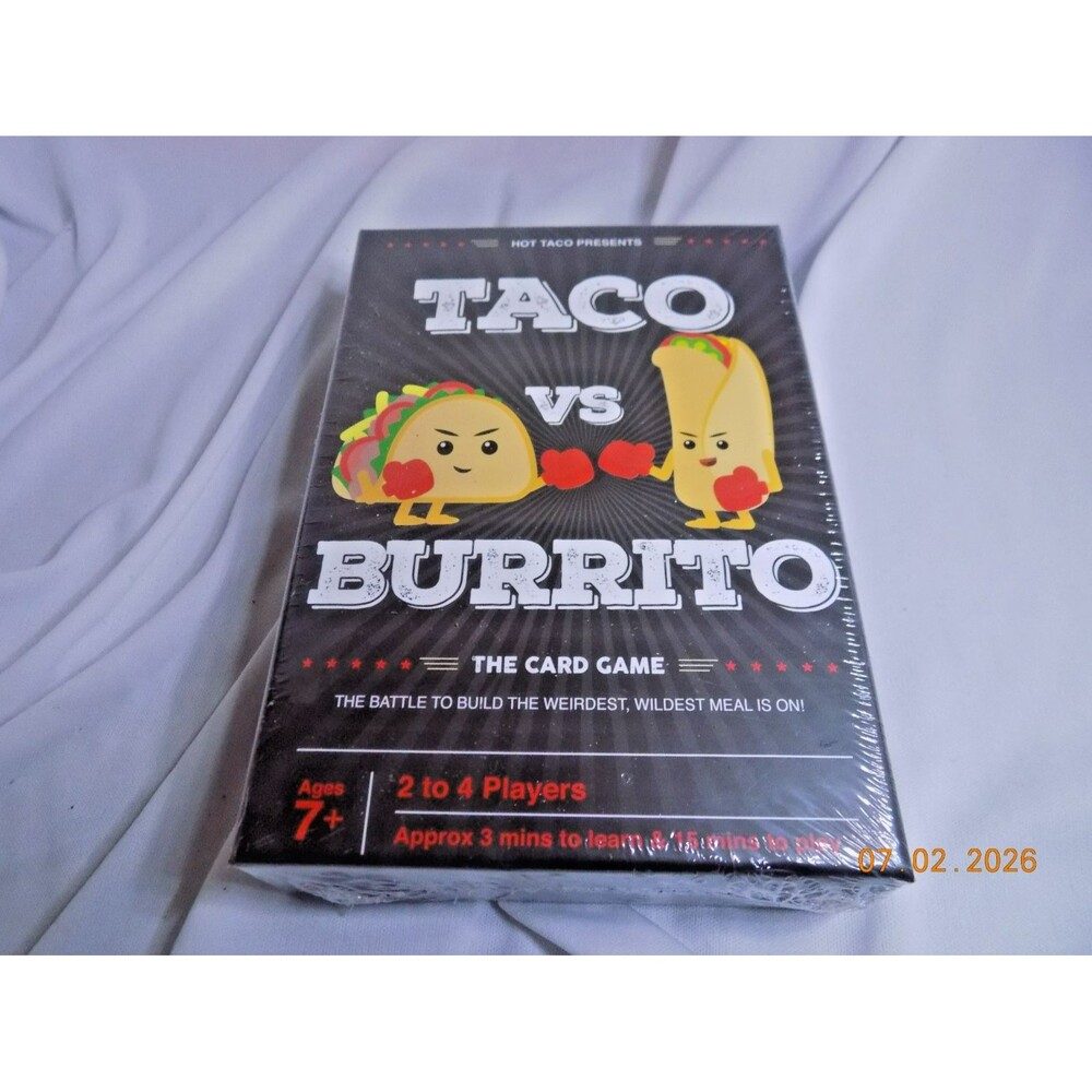 Taco Vs Burrito Card Game New Sealed